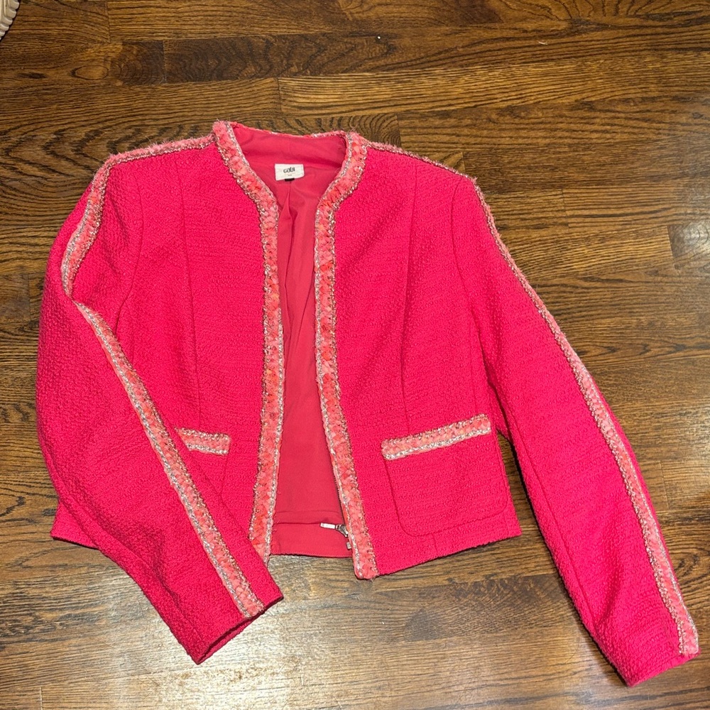 Cabo Vibrant Pink Tweed Blazer